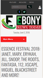 Mobile Screenshot of ebonynewstoday.com